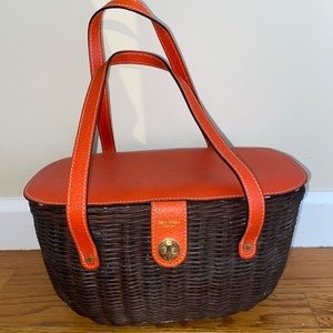 Kate Spade Wicker Handbag !